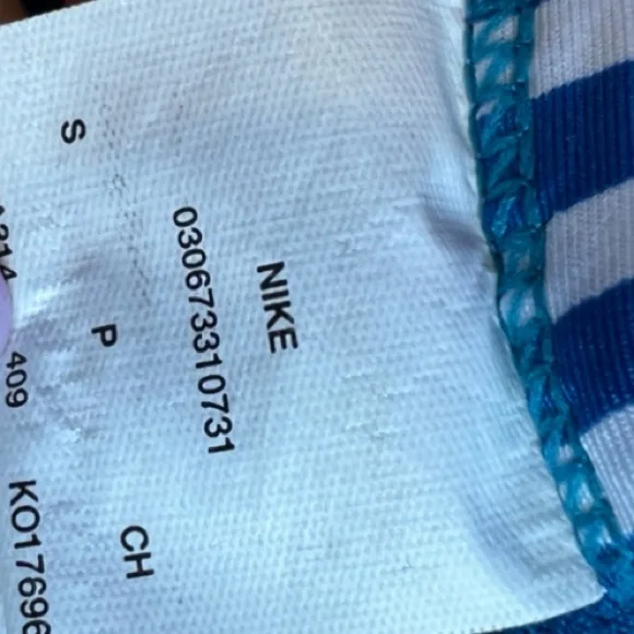 Nike vintage 2pc swimsuit bikini, 2 piece suspender like style size small - Picture 7 of 7